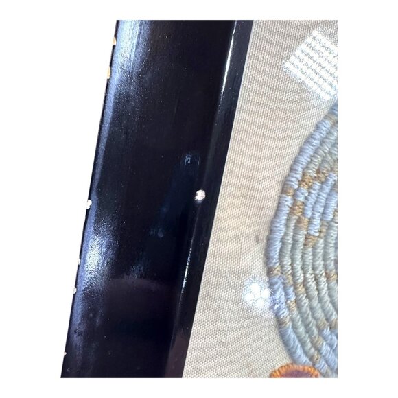 Vintage Native American Kachina Stitchery Wall Art Hopi Basket Weaving Handmade - Picture 8 of 8